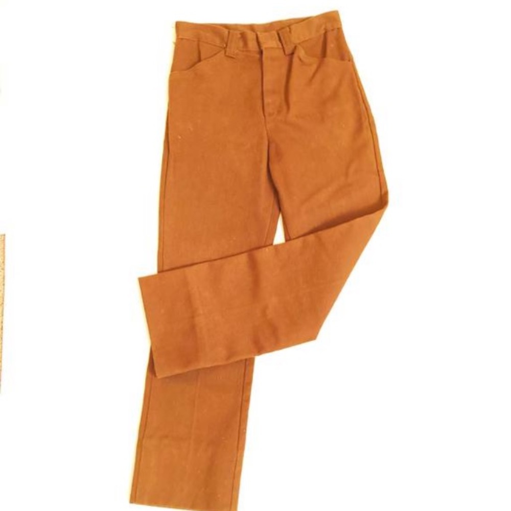 Vintage brown high waisted jeans / pants 24” - Picture 3 of 5
